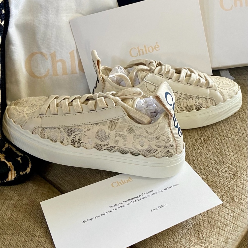 BrAnd New Chloe Lace Tennis Shoe